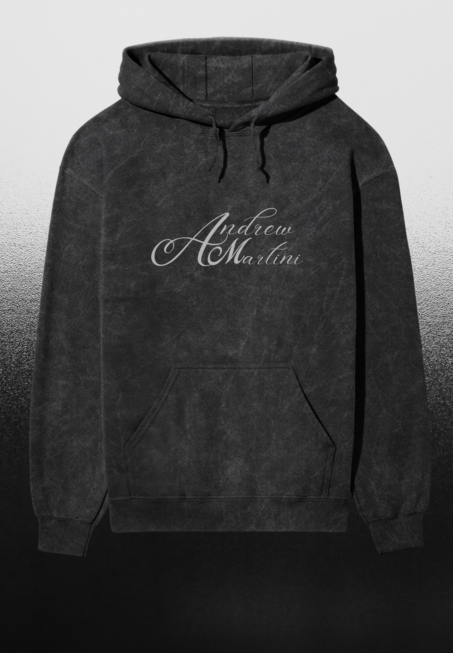 DIPLOMACY BLACK ACID WASH HOODIE