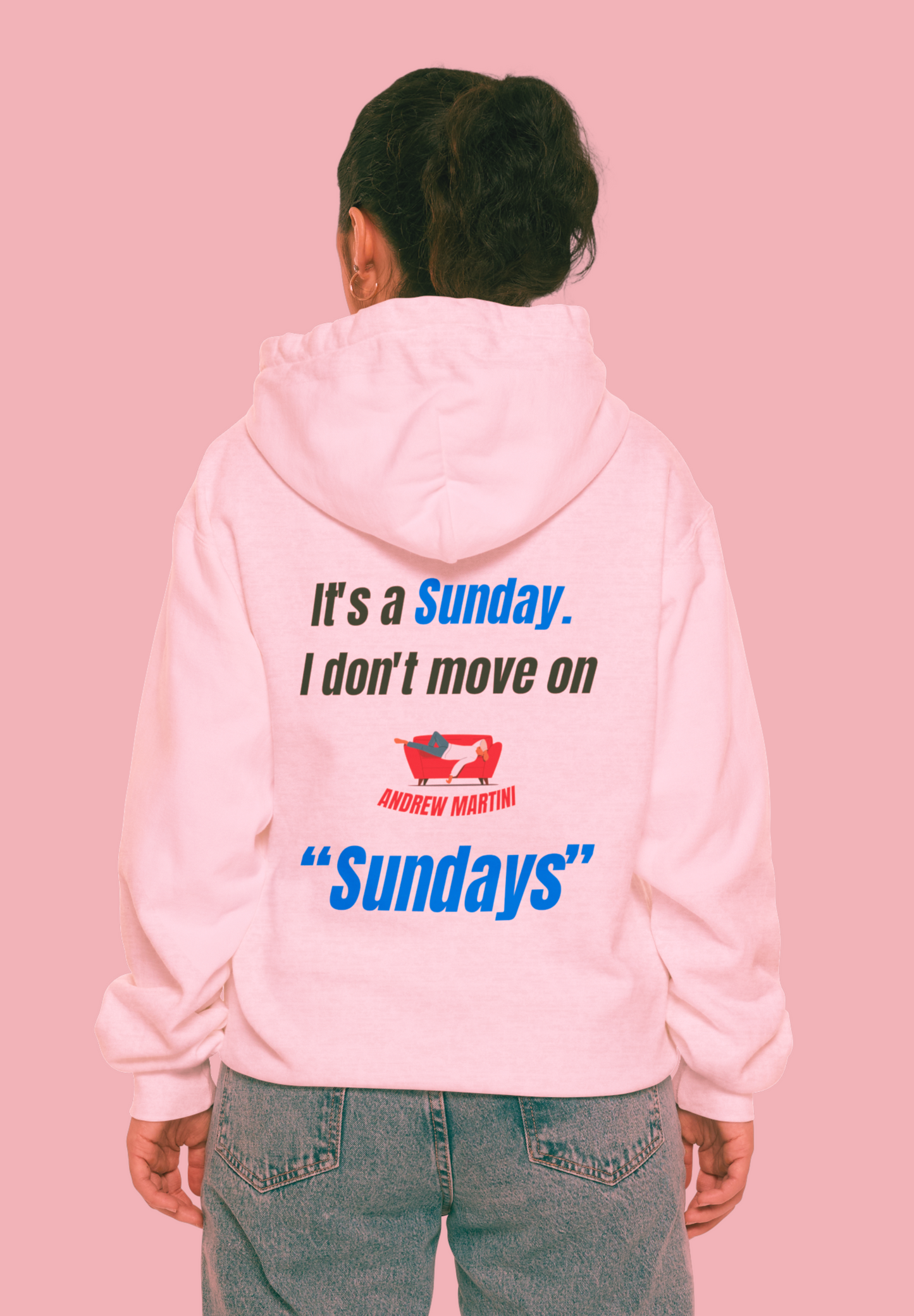 SUNDAY PINK HOODIE