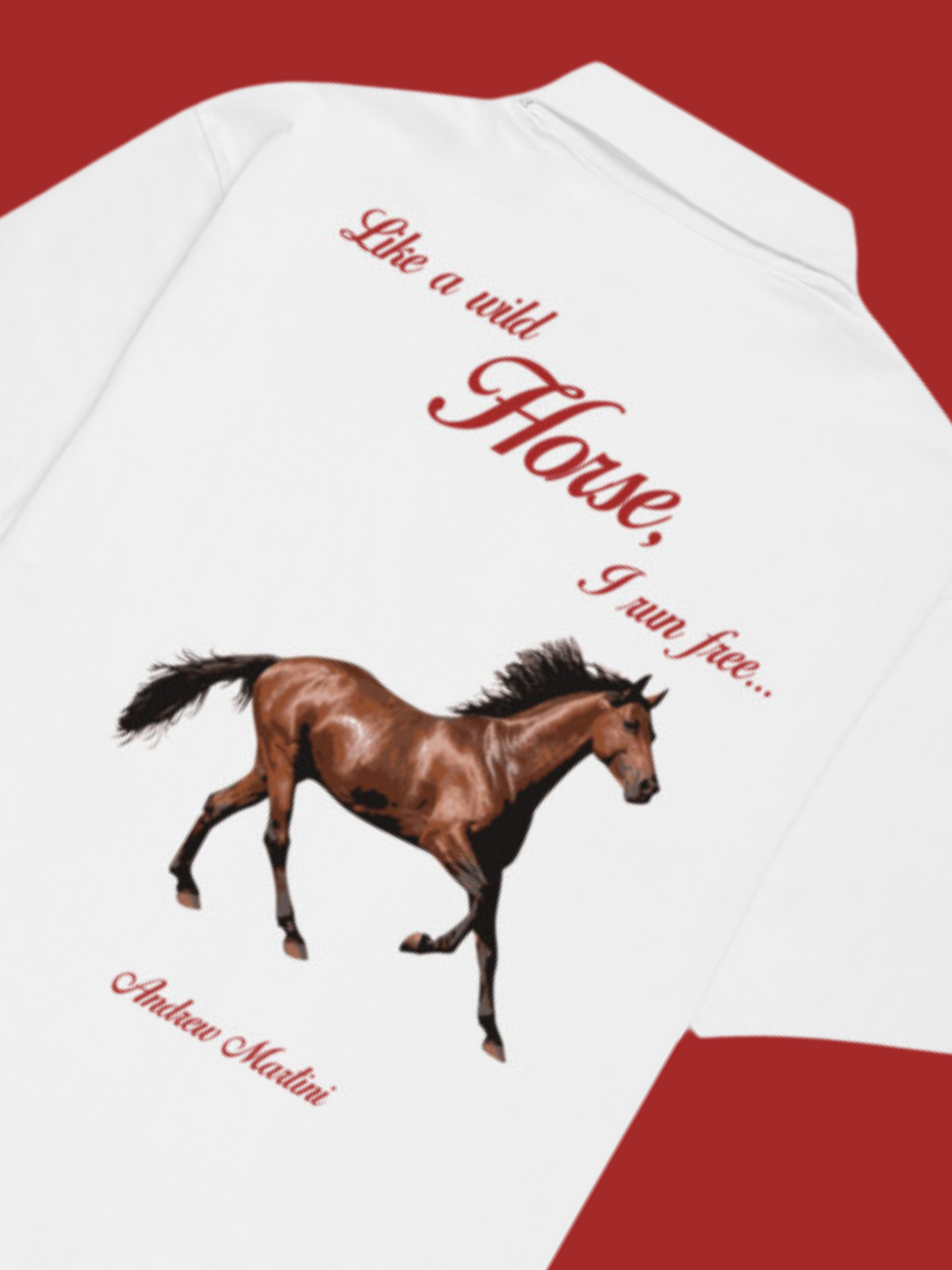 WILD HORSE WHITE OVERSIZED SHIRT