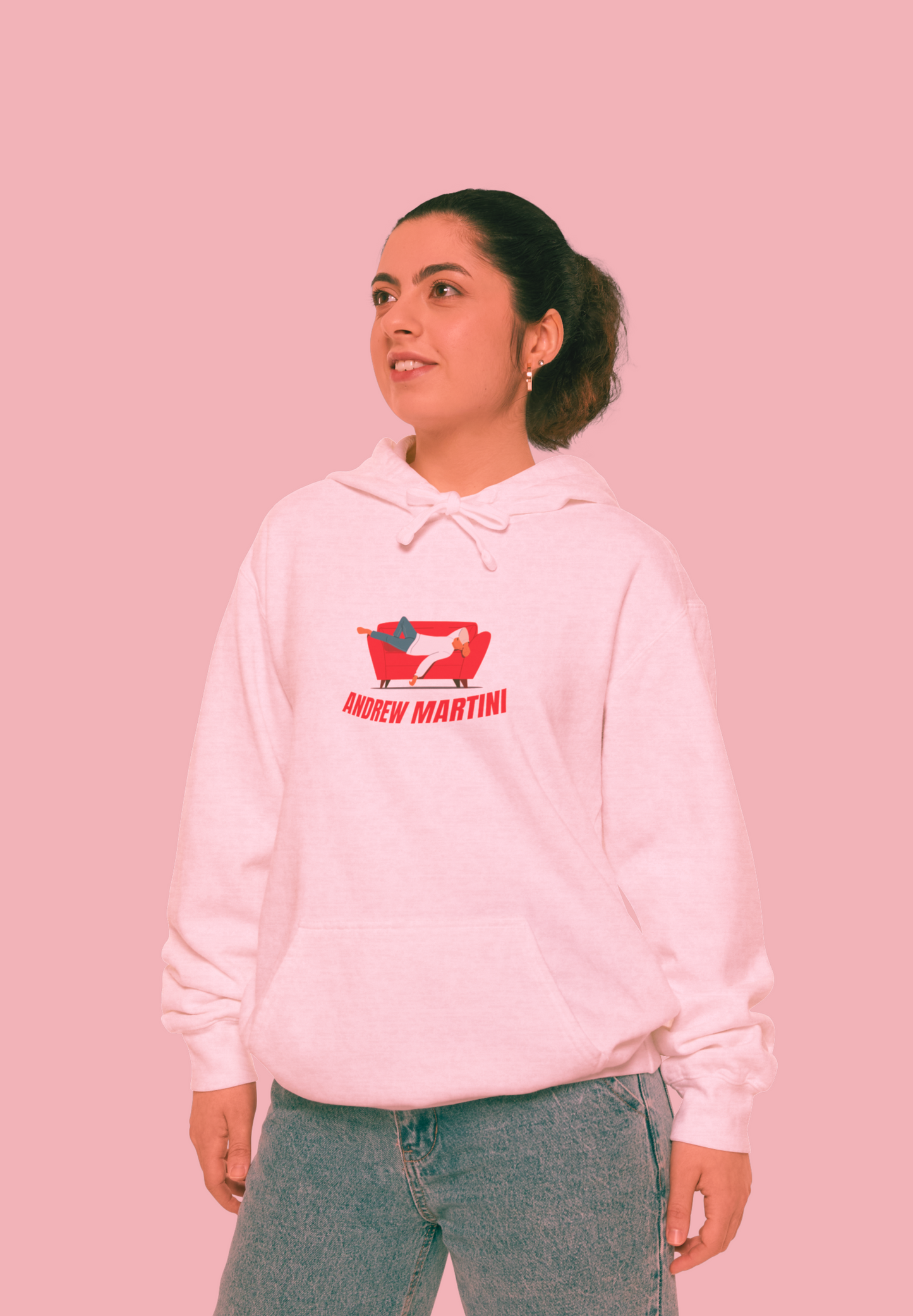 SUNDAY PINK HOODIE