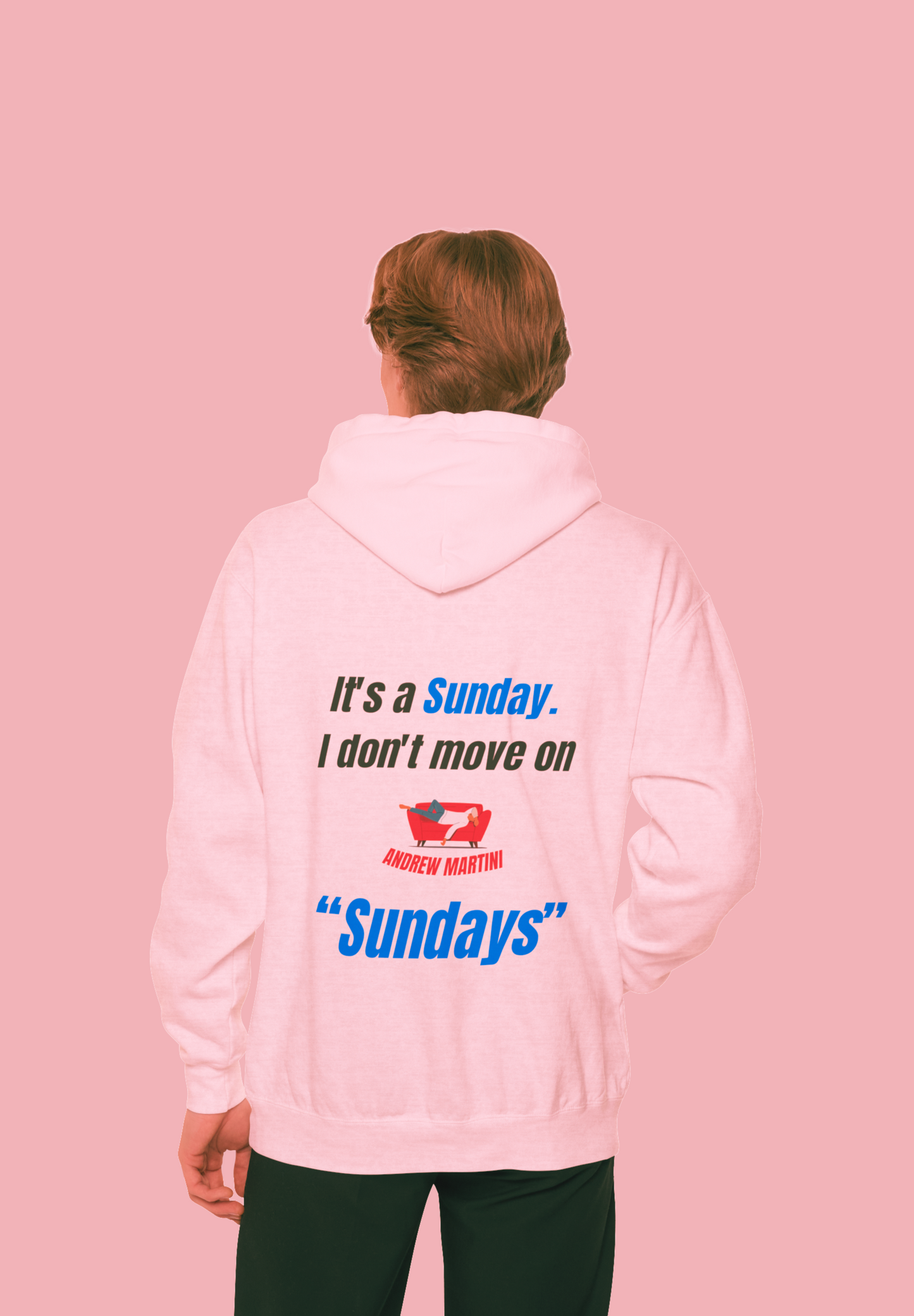 SUNDAY PINK HOODIE
