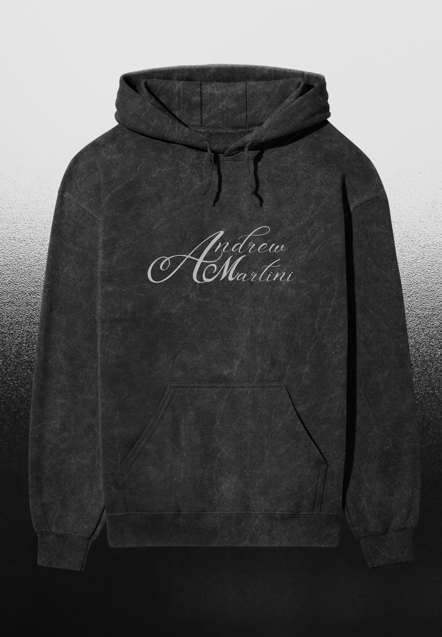 WILD BEAST BLACK ACID WASH HOODIE