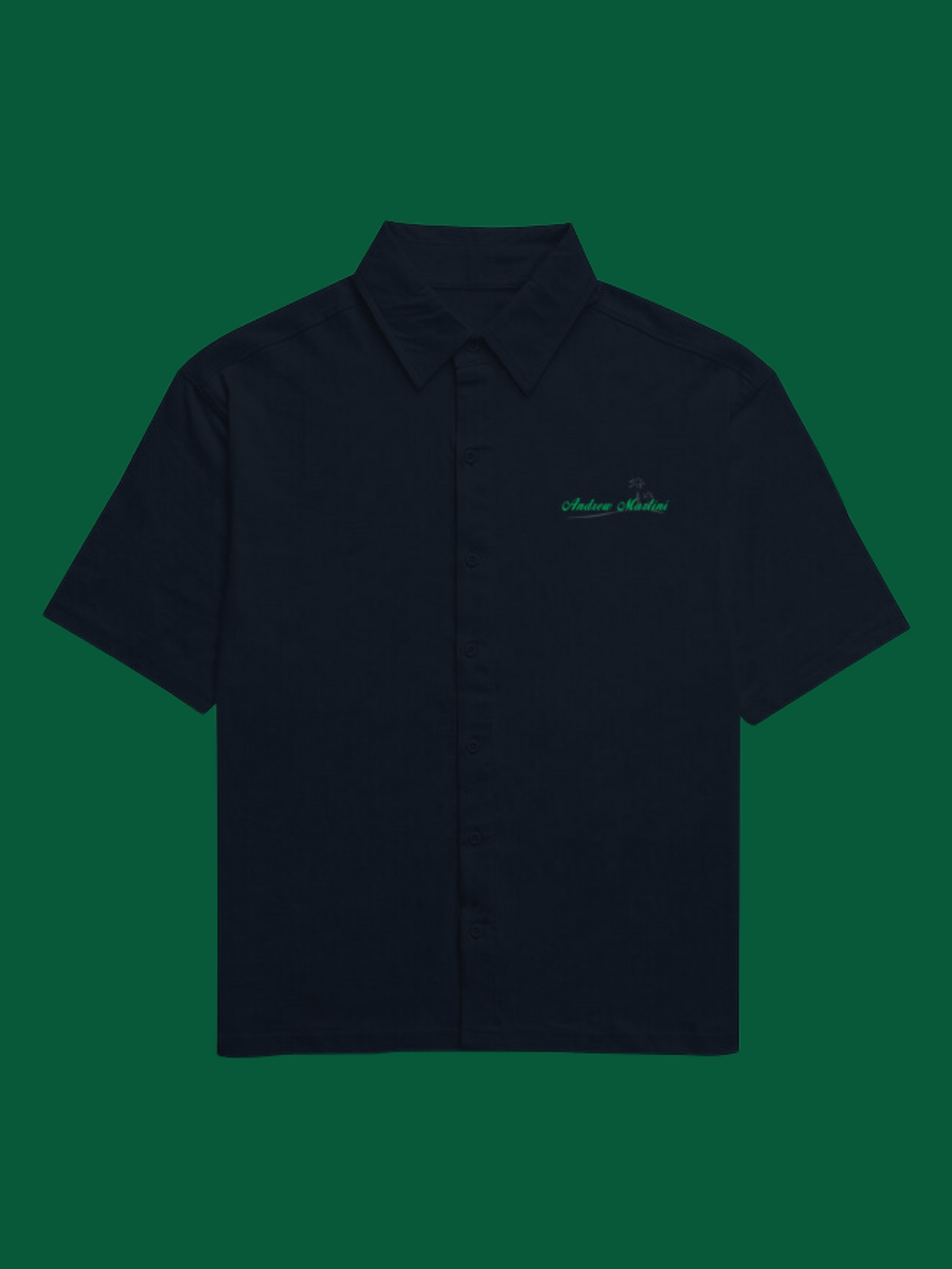 LOW PARADISE NAVY BLUE OVERSIZED SHIRT