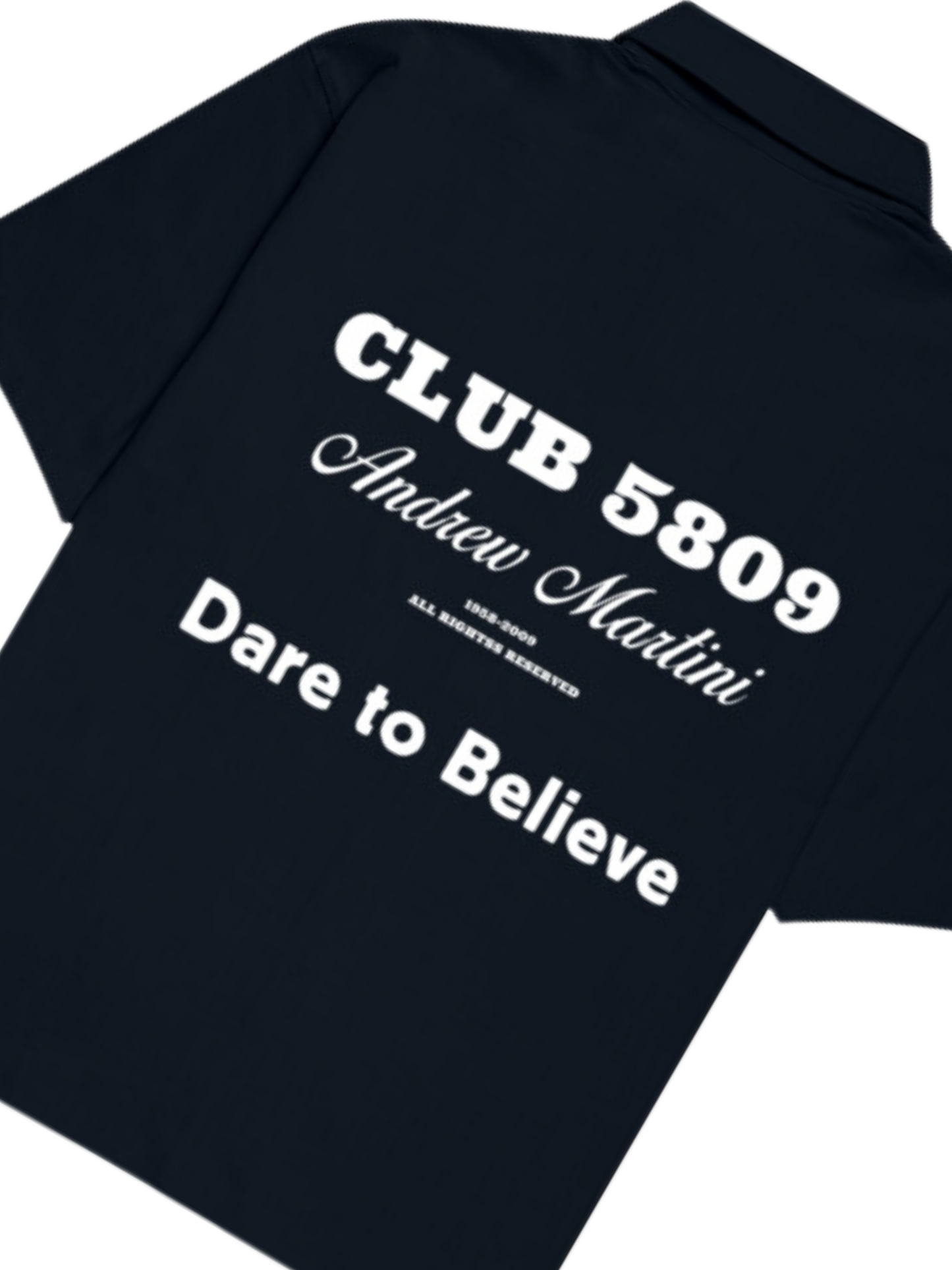 CLUB 5809 NAVY BLUE OVERSIZED SHIRT