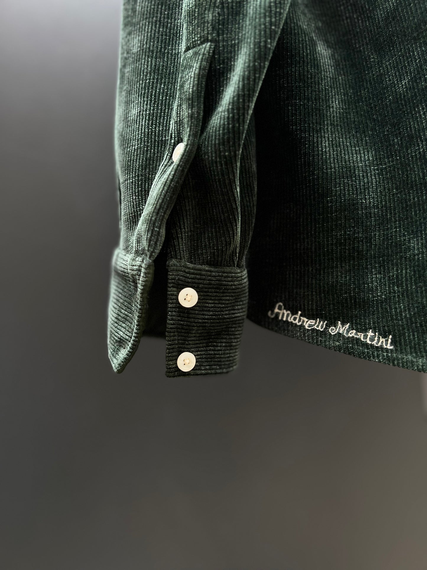 ANDREW MARTINI CORTRISE GREEN SHIRT