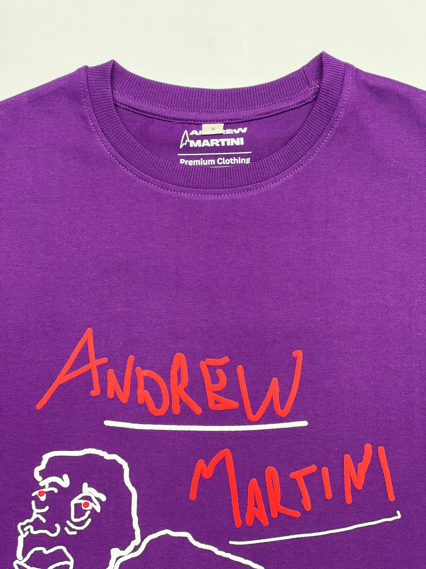 3 FACE PURPLE OVERSIZED TSHIRT