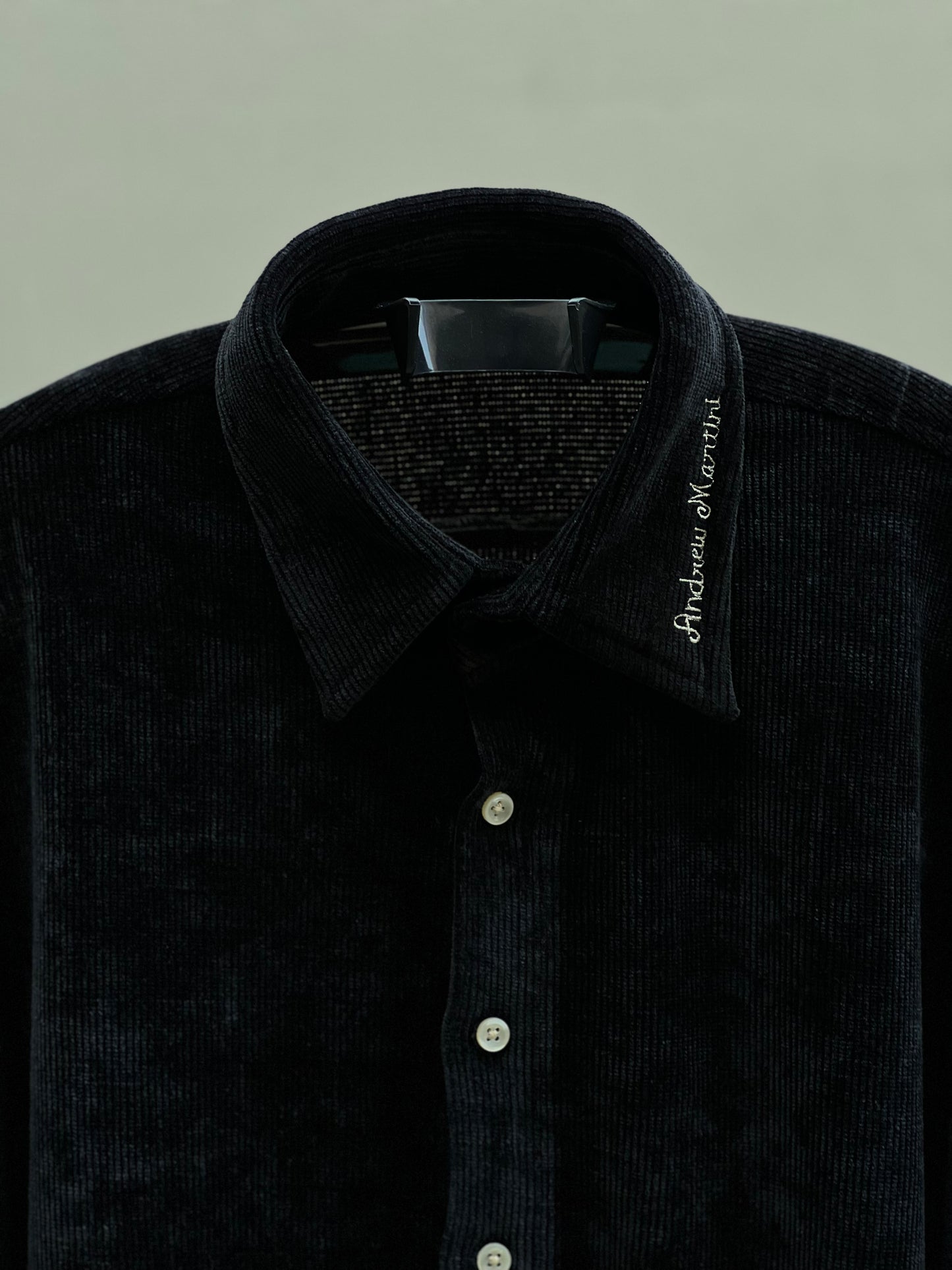 ANDREW MARTINI CORTRISE BLACK SHIRT
