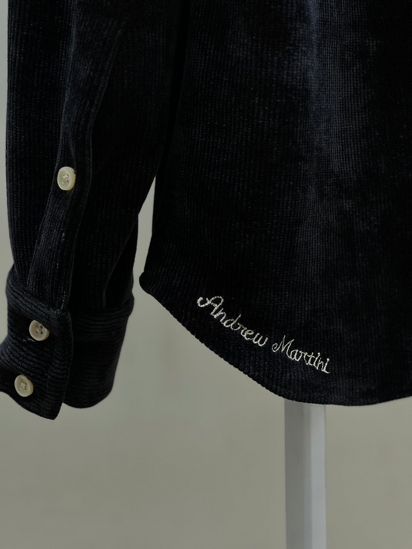 ANDREW MARTINI CORTRISE BLACK SHIRT