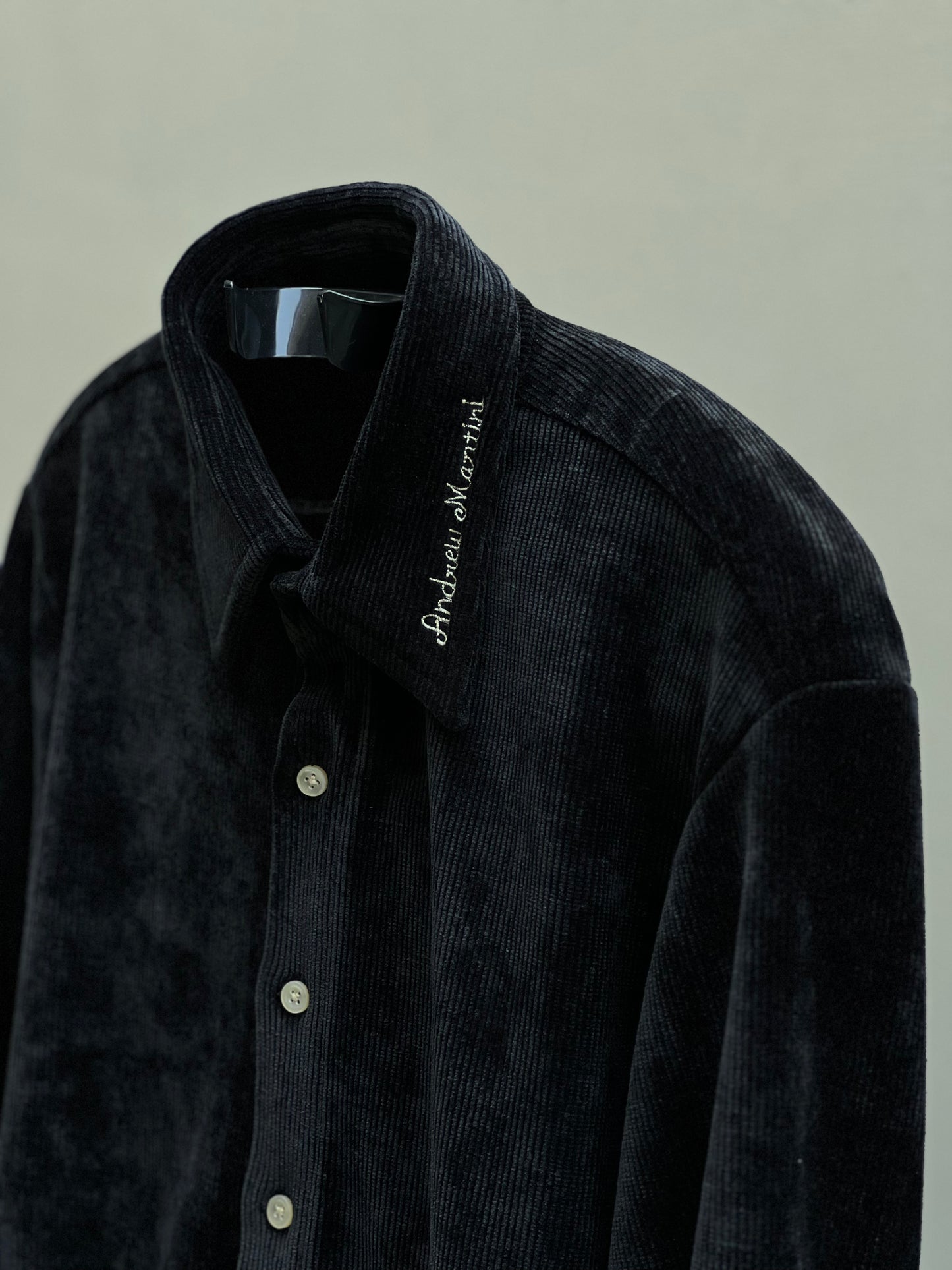 ANDREW MARTINI CORTRISE BLACK SHIRT