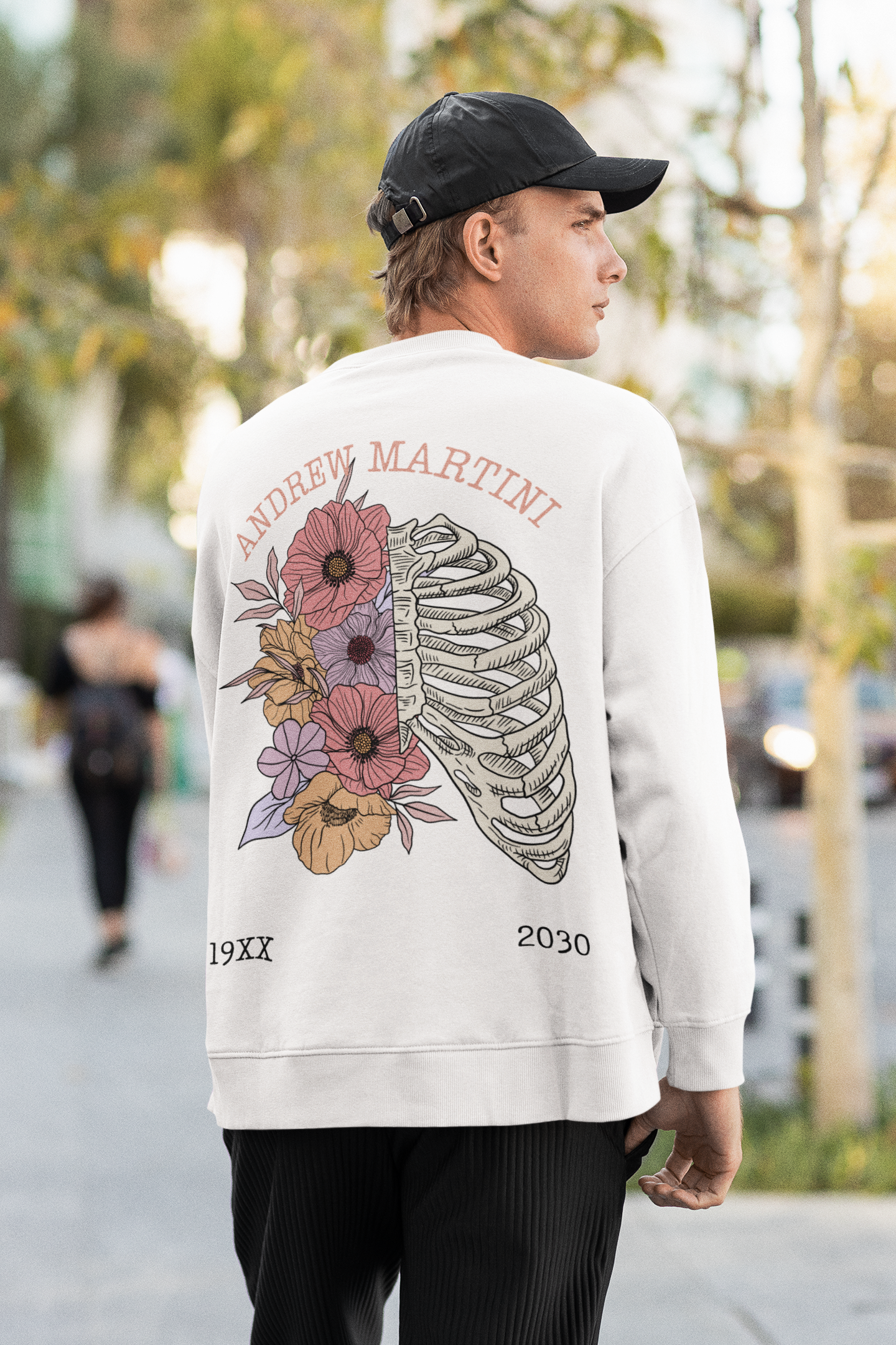 RIBS OVERSIZED SWEATSHIRT