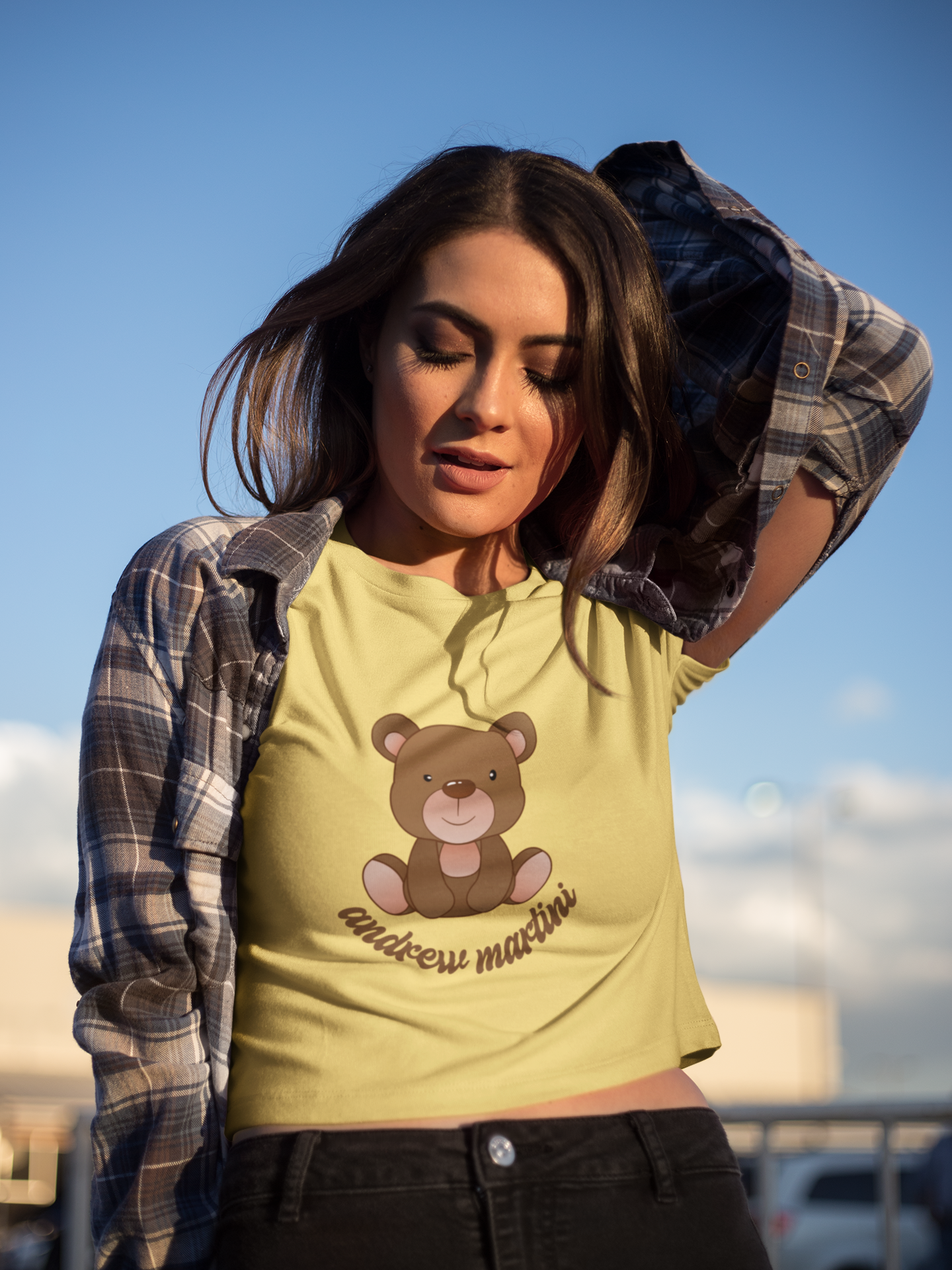 TEDDY BEIGE CROP TOP
