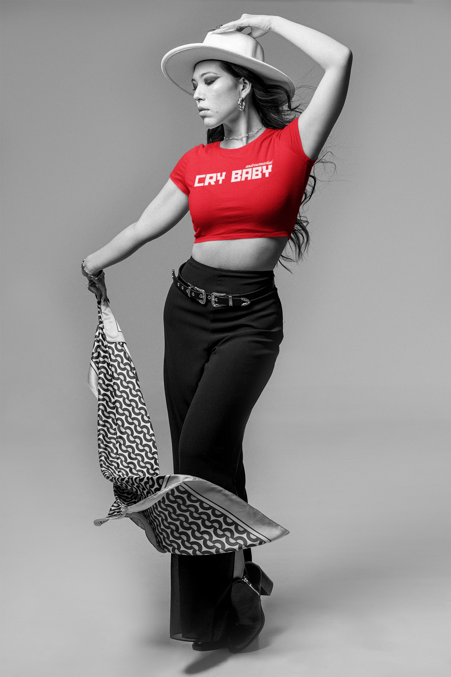 ANDREW MARTINI CRY BABY CROP TOP