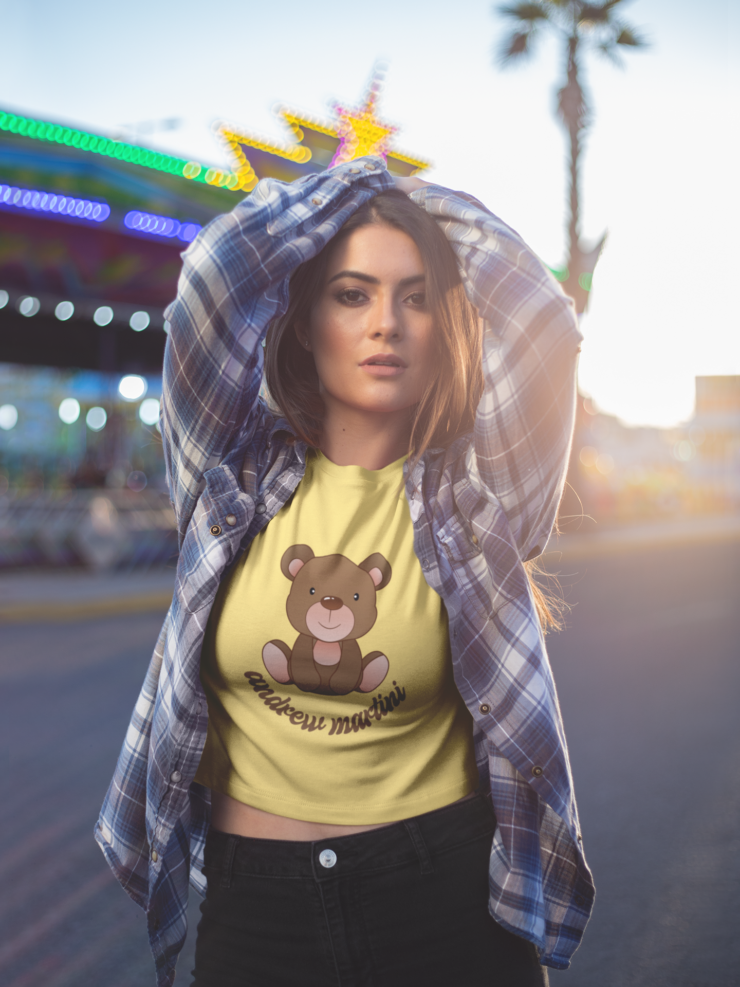 TEDDY BEIGE CROP TOP