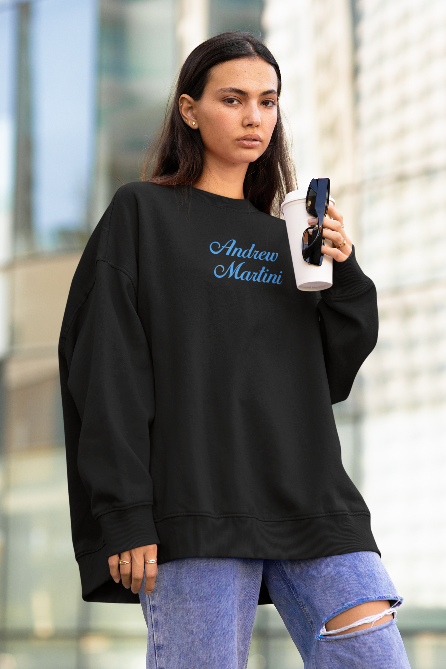 MIDNIGHT OVERSIZED SWEATSHIRT