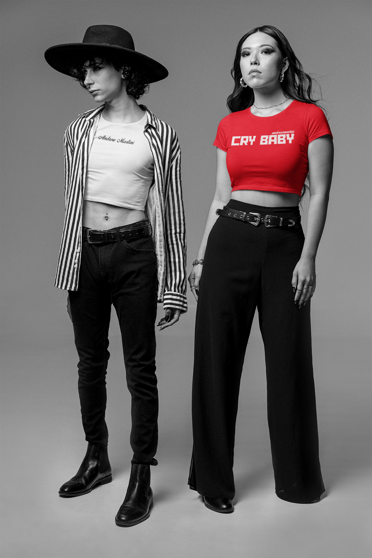 ANDREW MARTINI CRY BABY CROP TOP