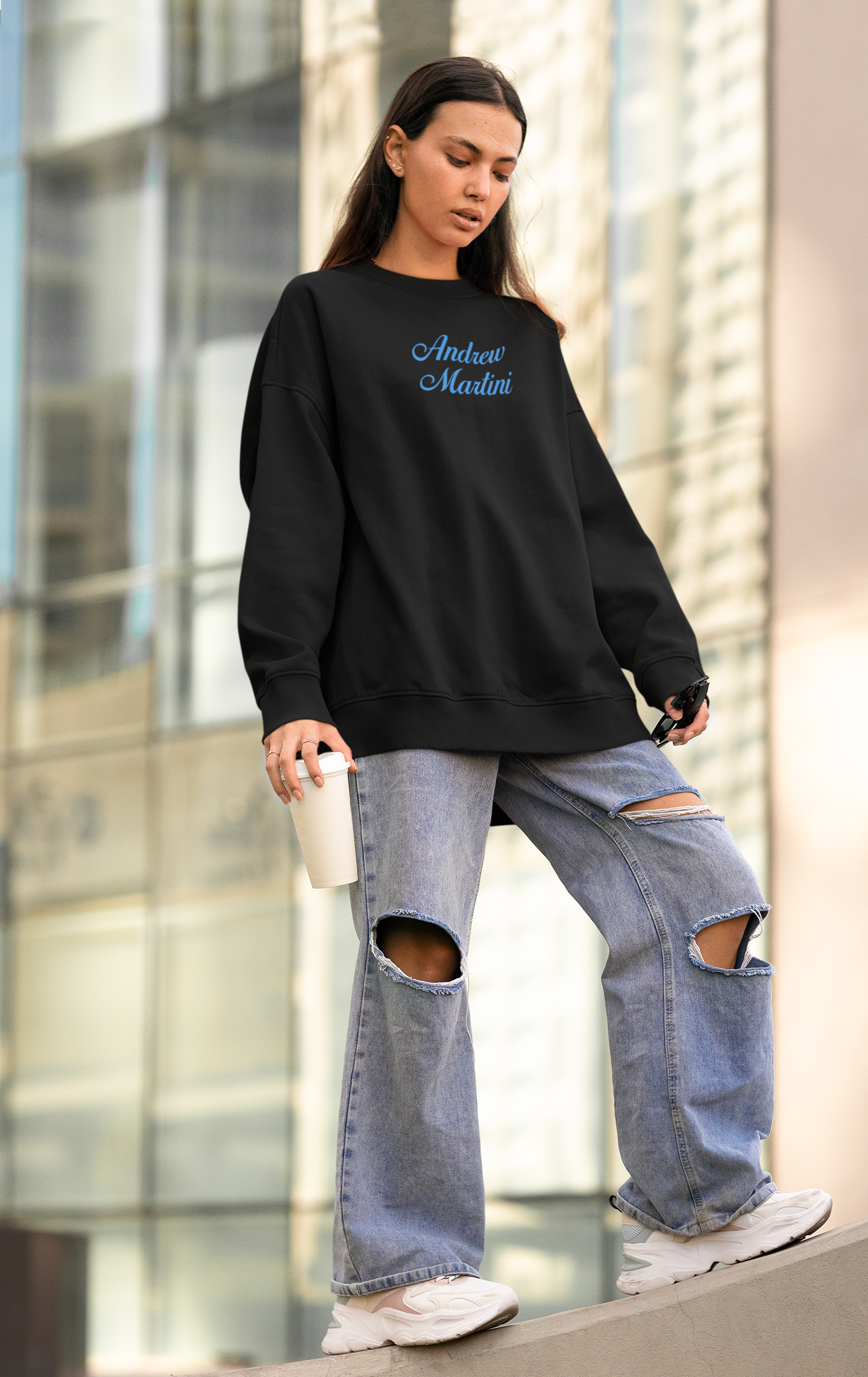 MIDNIGHT OVERSIZED SWEATSHIRT