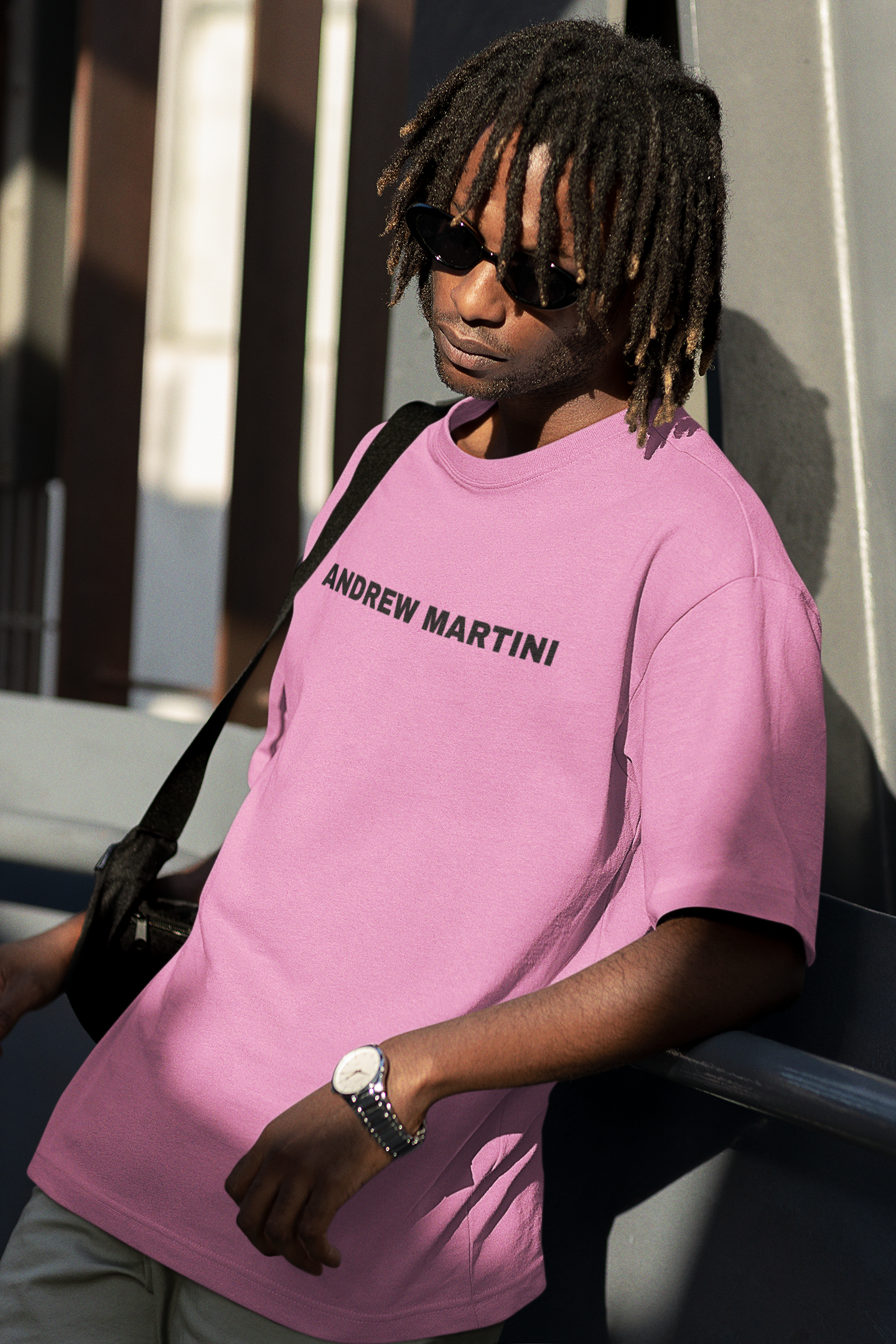 ESPRESSO BAR PINK OVERSIZED TSHIRT