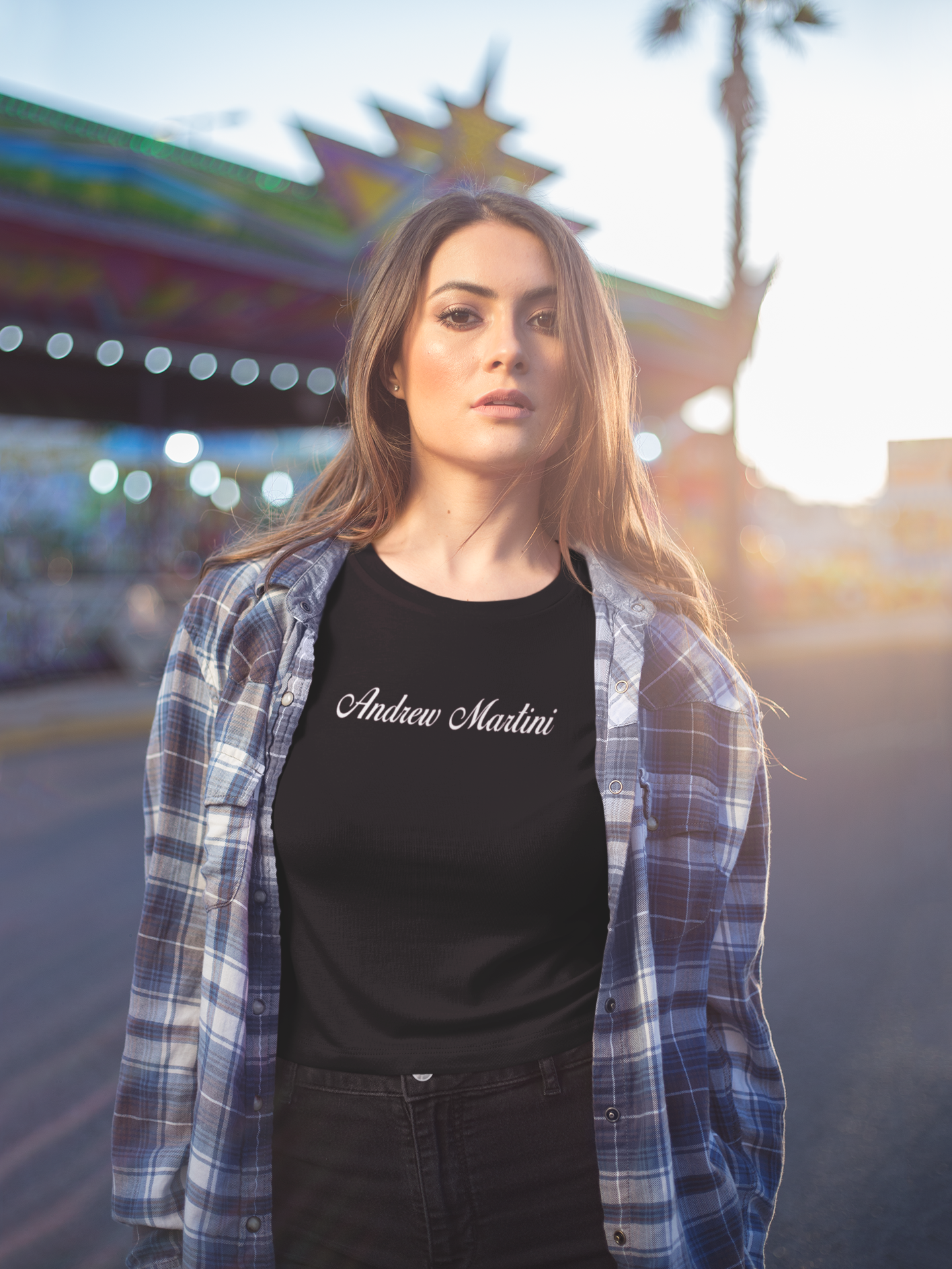 ANDREW MARTINI BLACK CROP TOP