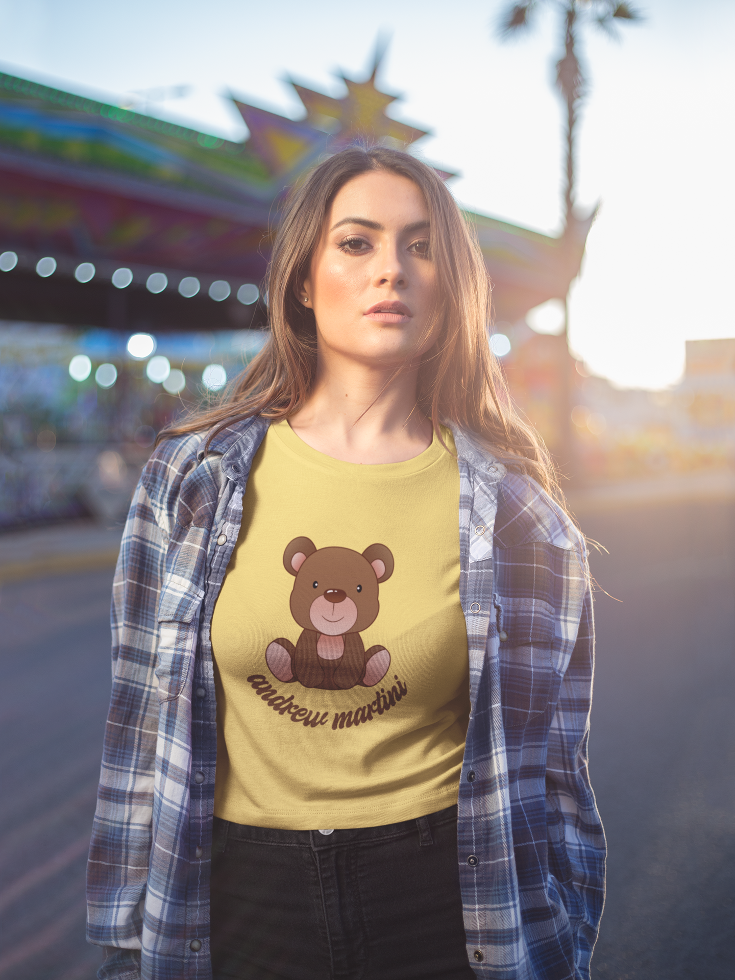 TEDDY BEIGE CROP TOP