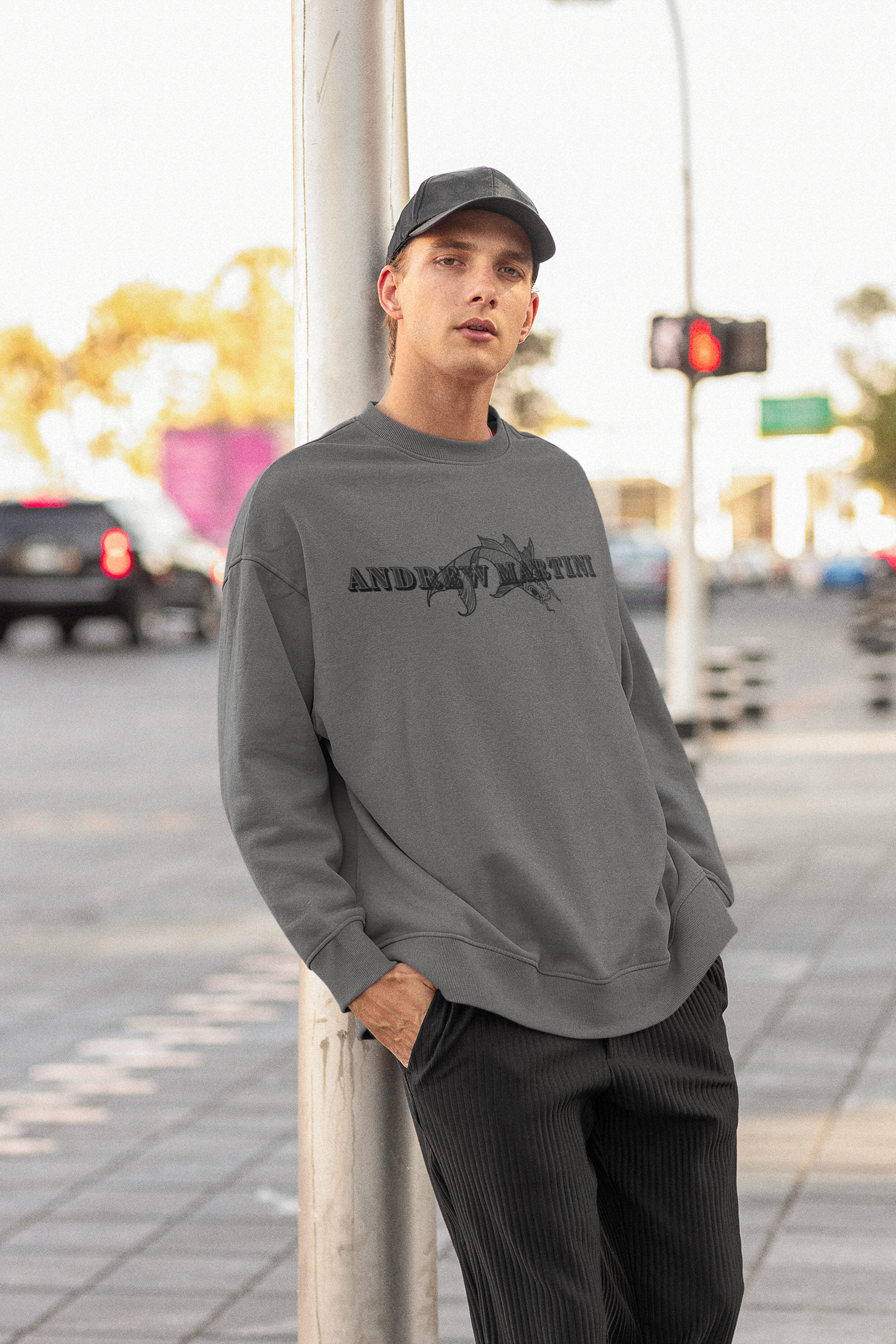 GREY JAP SWEATSHIRT