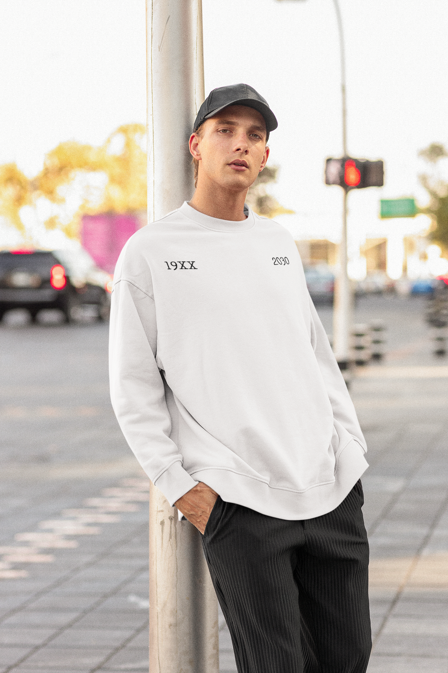 RIBS OVERSIZED SWEATSHIRT