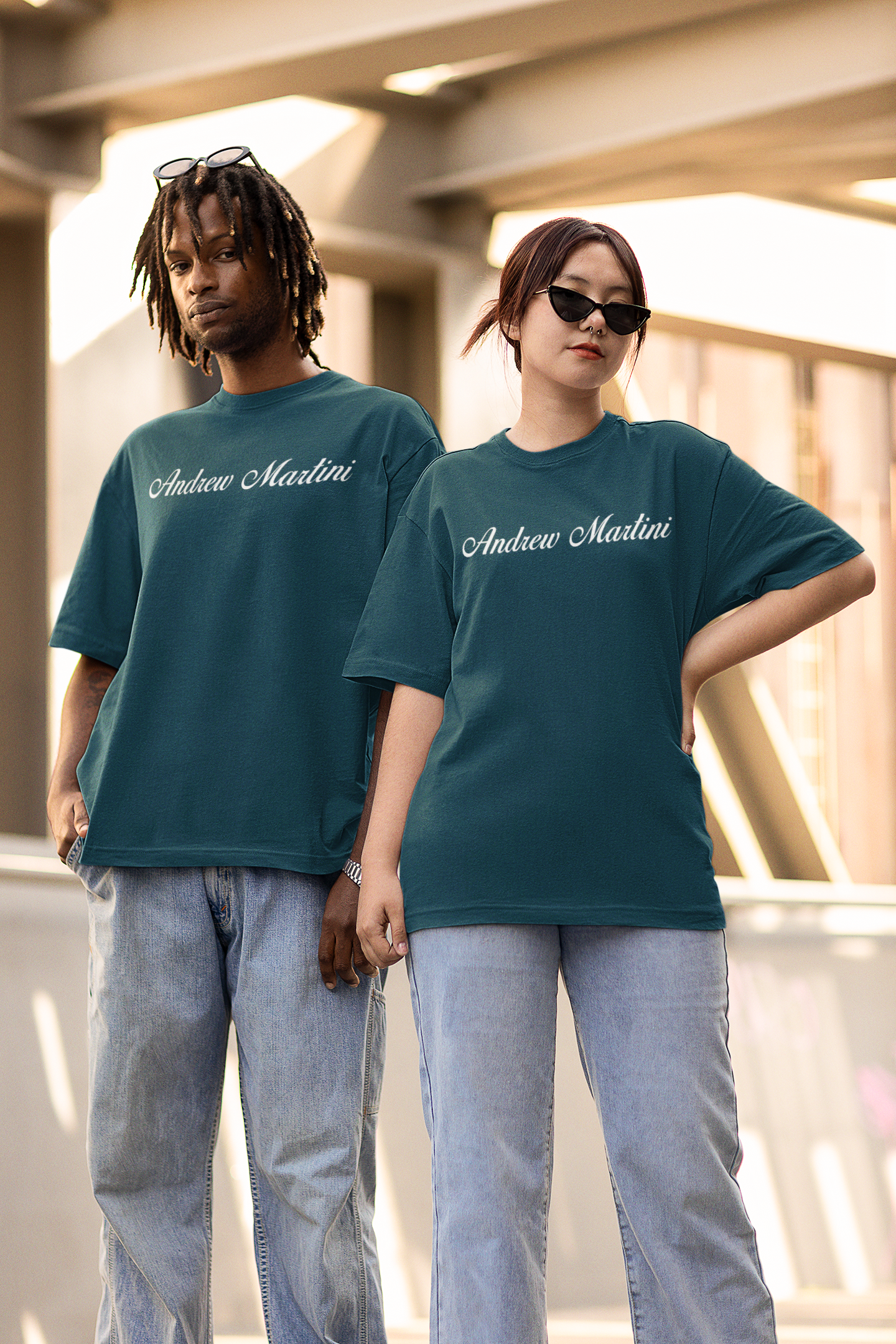 CLUB PETROL BLUE OVERSIZED TSHIRT