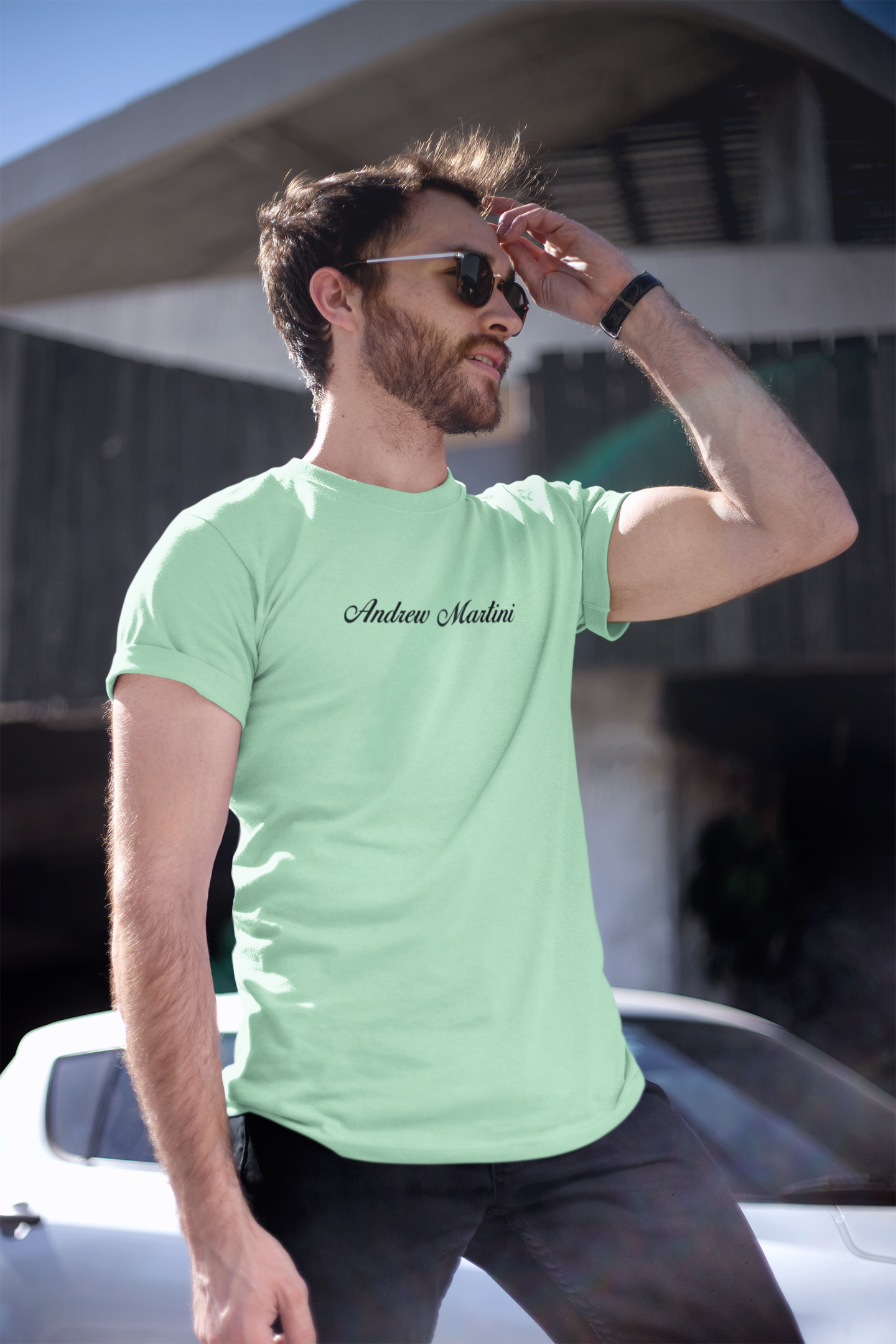 ANDREW MARTINI UNISEX REGULAR FIT JADE T-SHIRT