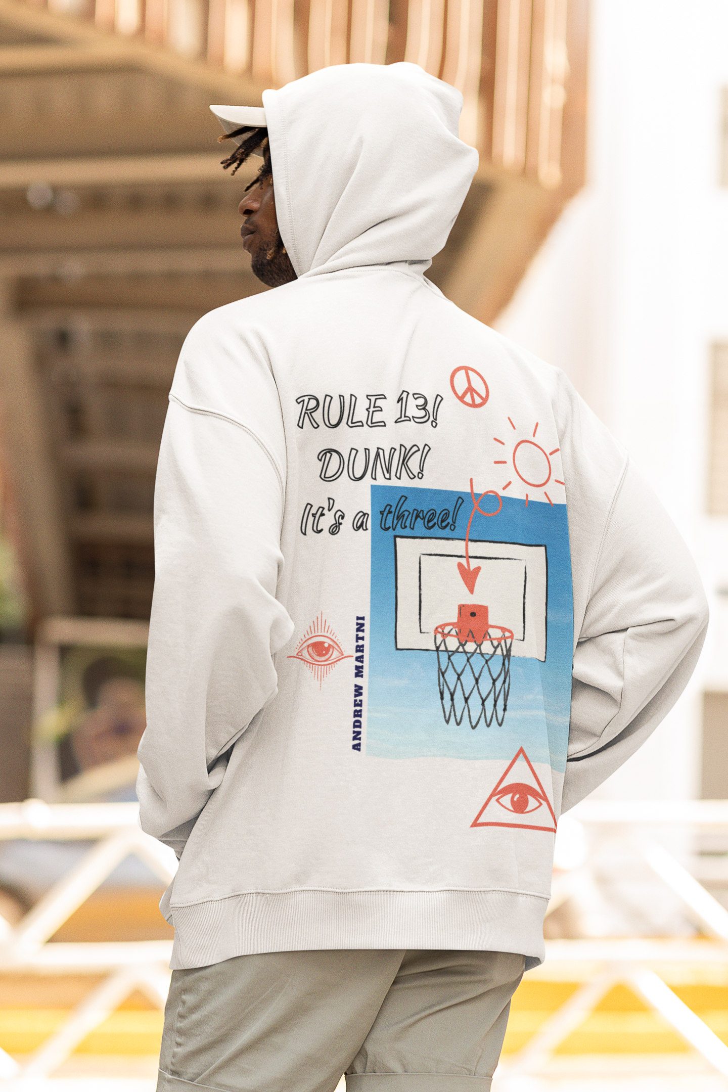 BASKETBALL OVERSIZED HOODIE