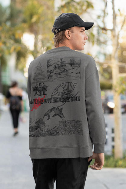 GREY JAP SWEATSHIRT