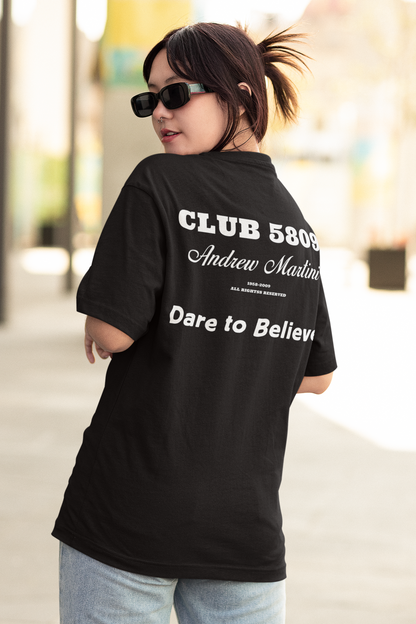 CLUB BLACK OVERSIZED TSHIRT