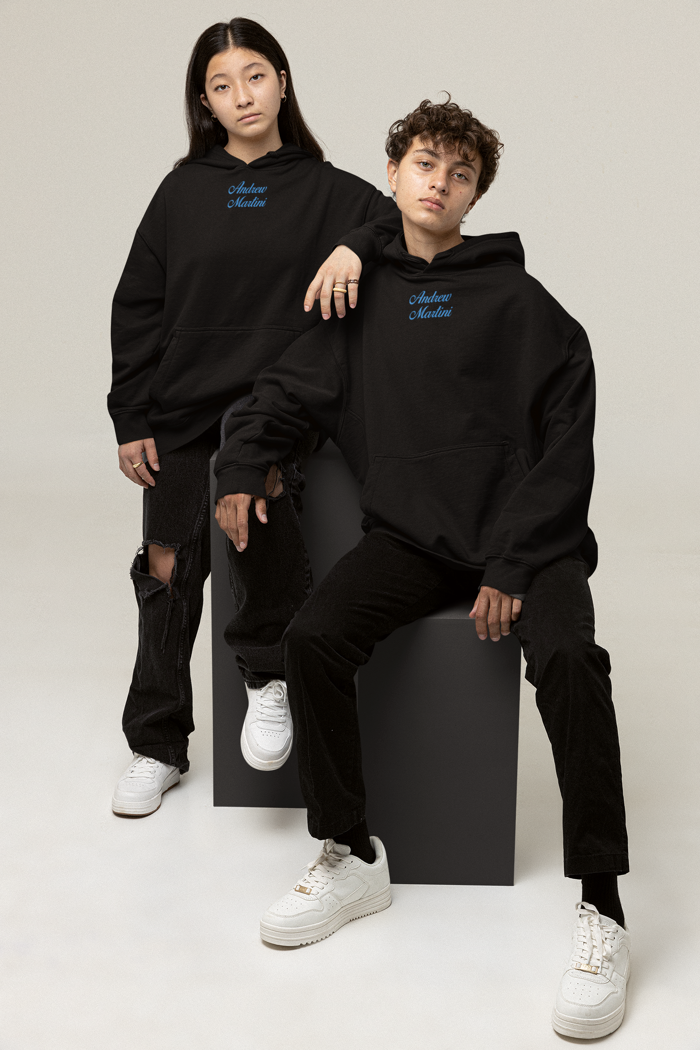 MIDNIGHT OVERSIZED HOODIE