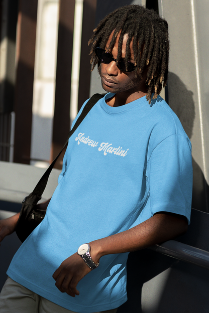 BLUE LAGOON BABY BLUE OVERSIZED TSHIRT